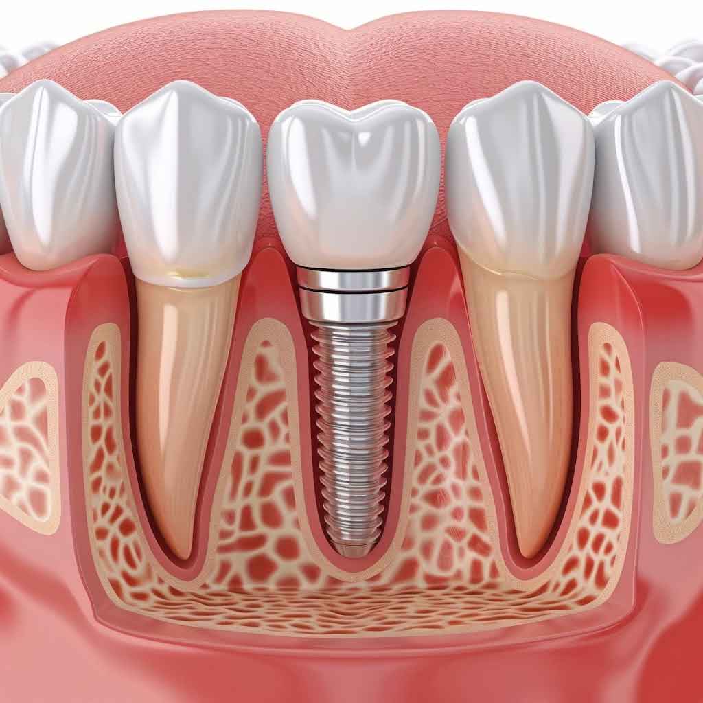 Implant healing process